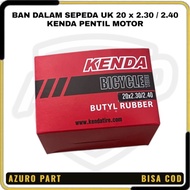 BICYCLE INNER TYRE SIZE 20 x 2.30 / 2.40 KENDA MOTORCYCLE VALVE