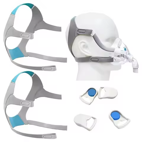 CPAP Headgear Strap Quick-Disconnect Magnetic Headgear CPAP Clips Compatible With Resmed AirFit F20 