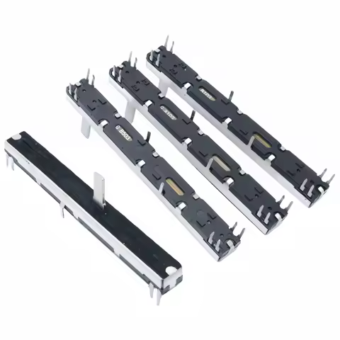 5pcs 75mm Straight Slide Potentiometer B103 A103 B503 Double Fader A10K B10K B50K Soundcraft EFX8 Fa