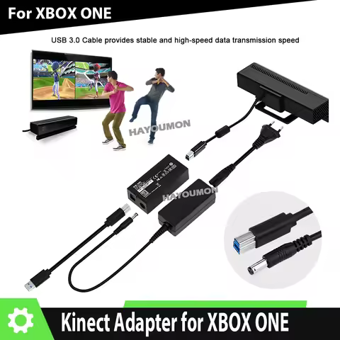 USB 3.0 Kinect Adapter for Xbox One/Xbox One Slim AC Adapter EU US UK Plug AC Adaptor Power Supply F