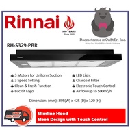 Rinnai RH-S329-PBR Slimline Hood | Sleek Design with Touch Control | FREE Replacement Installation