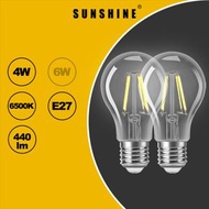 [3件優惠裝] LED燈膽(復古A60燈絲球泡) - 4W / E27大螺頭 / 白光6500K #LED球膽 #LED燈泡 (LFGAC-4E27D)