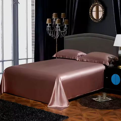 30MM 100% Mulberry Silk Flat Sheet Heavy Silk Soft High Sheets Quality Multicolor Custom order is ac