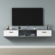 TV Stand Tebal Wall Mount TV Cabinet Hanging Gantung Dinding Simple 壁挂式电视柜100/120/140/160cm Kabinet 