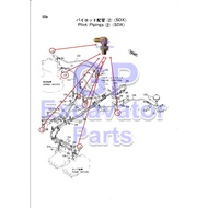 EX200-1 HYDRAULIC EXCAVATOR PILOT PIPING ELBOW (4154670)