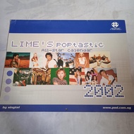 kalender all star tahun 2002 LIME 'S POPtastic