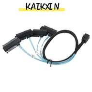 KAIKXIN Mini SAS HDD Cable, High Speed 50cm/1.6ft SFF 8643 to 4 SAS 29P Cable, durable 12Gbps SFF 86