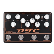 MOSKY DTC 4 - in - 1 เอ็ฟเฟ็กต์กีตาร์ไฟฟ้า Pedal Distortion + Overdrive + LOOP + DELAY