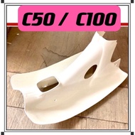 HONDA C100 LEGSHIELD C50 C100 LEG SHIELD FRONT COVER KEPAK SAYAP KEPOK PUTIH WHITE BOARD C50 C-50 C 