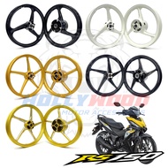RS150 SPORT RIM ENKEI 3 BATANG 5 BATANG LIMITED SP522 6 BATANG FG511 SIAP BUSH BEARING COMBO DISC