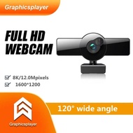 New 8k 4k 2k Hdwebcam Usb Autofocus 1080p Computer Camera Hd Wide 120 Degrees Live Broadcast 1080p M