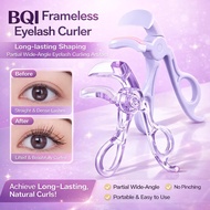 ✨BQI Spring Eyelash Curler Portable SemiOpen Design With Tweezers, LongLasting Hold & WideAngle For 