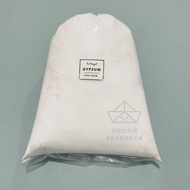 Bubuk Casting Gypsum Premium 1kg Putih White Semen Tepung Gipsum Powder Hard Fast Dry Handmade Handi