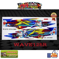 WAVE125R Sticker Doraemon Is Angry Wave
