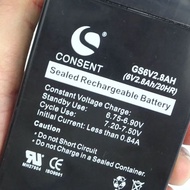 Battery Batre Baterai Recharge Timbangan Digital DJ2002A CONSENT 6V2.8Ah/20HR