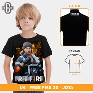 GAME KIDS T-SHIRT - ( POPPY PLAYTIME / FREE FIRE 3D / FF T-SHIRT / FREE FIREE) - JOTA