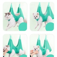 Hammock grooming cat dog hanging nail clippers