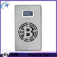Bitcoin LV06 Silent Miner Machine BTC Miner 500GH/S Hashrate Crypto Mining Machine Lottery Miner
