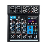 PRO4X/PRO7X audio MIXER USB 4 ช่องผสมสัญญาณเสียง รุ่น Sound Mixing Console with Bluetooth Record Aud