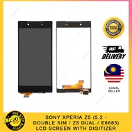Sony Xperia Z5 ( 5.2-Double Sim / Z5 Dual / E6683 ) LCD Screen with Digitizer Fullset