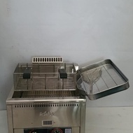 New |. Gas Deep Fryer Suhu Automatis Penggorengan Gas - Asli