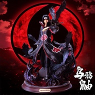 High-quality Version Naruto Figure Crow Itachi Figure GK Uchiha Itachi God Statue Decoration Model Holiday Gift