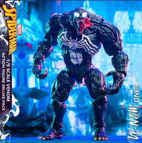 Genuine Venom Carnage Ironman Spiderman Articulated 1/9 Action Figures Toys for Children Christmas B