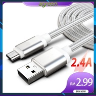 Agreen Nylon Braided Charger USB Cable Charging Cord for Micro Usb / Type-C / iP Phone Cable