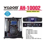 Power Amplifier WISDOM AH10002 / AH 10002 | Original Garansi Resmi 1 Tahun