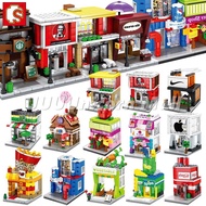 SEMBO Mini Street Building Blocks LEGO Compatible 6010 KFC -6013 Starbucks