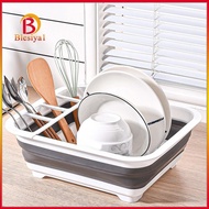 [Blesiya1] Dish Drainer, Dish Drainer with Drainer Board ,portable Dish Drying Rack for Travel Trailer