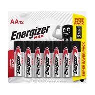 Energizer Max Battery AA 12pc E91BP12