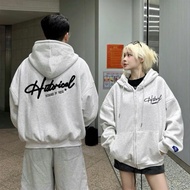 Jacket wide cotton zip hoodie with 2-sided printing HISTORICAL