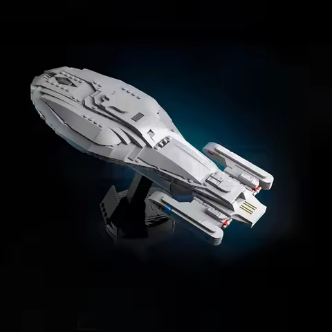 897PCS MOC famous film and television interstellar spaceship model assembly building block toys chil