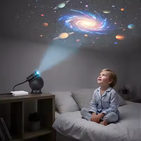 USB Starry Sky Projector Light 8 Starry Sky Projections Photo Background Decoration Light Room Night