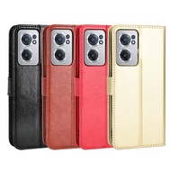 Suitable for OnePlus Nord CE 2 Phone Case OnePlus Nord CE2 5G Phone Leather Case Flip Crazy Horse Pa