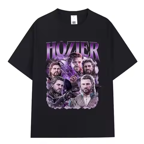 Hozier Funny Meme Gale Baldurs Gate 3 Graphic T Shirt Men Hip Hop Harajuku Short Sleeve T-shirt Cott