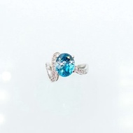 寶麗金珠寶-天然鋯石(天然風信子石)戒指