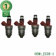 4 PCS Fuel Injectors Nozzle Fits For JS28-1 JS281 For 1993 Geo Isuzu 1.6 I4 Storm For Isuzu Stylus G