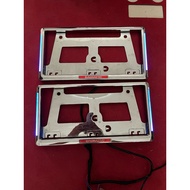 LED frame plate daihatsu (rare) blue led from japan kenari/kelisa/myvi/viva/avy/gino/move/sirion/boo