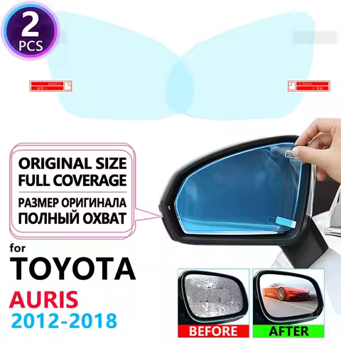 Full Cover Anti Fog Film Rainproof Rearview Mirrors for Toyota Auris E180 180 Scion iM Corolla 2012~