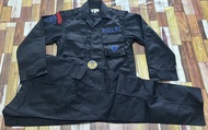 Baju PDL Hitam Brimob Polri Setelan Jatah Pembagian TACTICAL