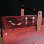 【老時光 OLD-TIME】早期二手日本進口木製裁縫箱