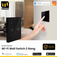 TERALUX Smart Wall Switch Wi-Fi 2-4 Gang EU Touch Switch
