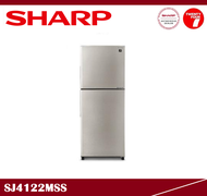 [ Delivered by Seller ] SHARP Gross 410L 2 Door Folio Refrigerator / Fridge / Peti Sejuk SJ4122MSS