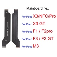 For Poco F1 F2 F3 X3 NFC Pro GT Original Mother Board Flex Mainboard Flex Motherboard Flex