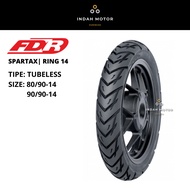 Fdr Spartax Outer Tire | Ring 14 | Tubeless Tubeless | 80/90-14 | 90/90-14