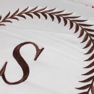 Embroidered Logo Letter Customisable Cushion Cover