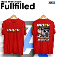 Kaos LOGISTIK INDAH CARGO KONTAINER TETAP SEMANGAT Baju By Triple A Distro