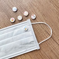 【抗疫】水磨擴香口罩扣 口罩飾品 磁石扣 精油